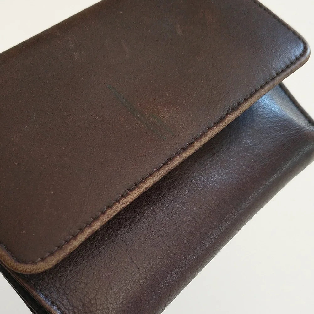 Boulder Ridge Classic Brown Leather Men's Wallet